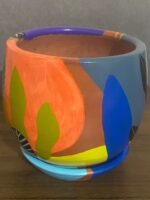 Toprak Saksı (Boyalı & Vernikli) - Görsel 6